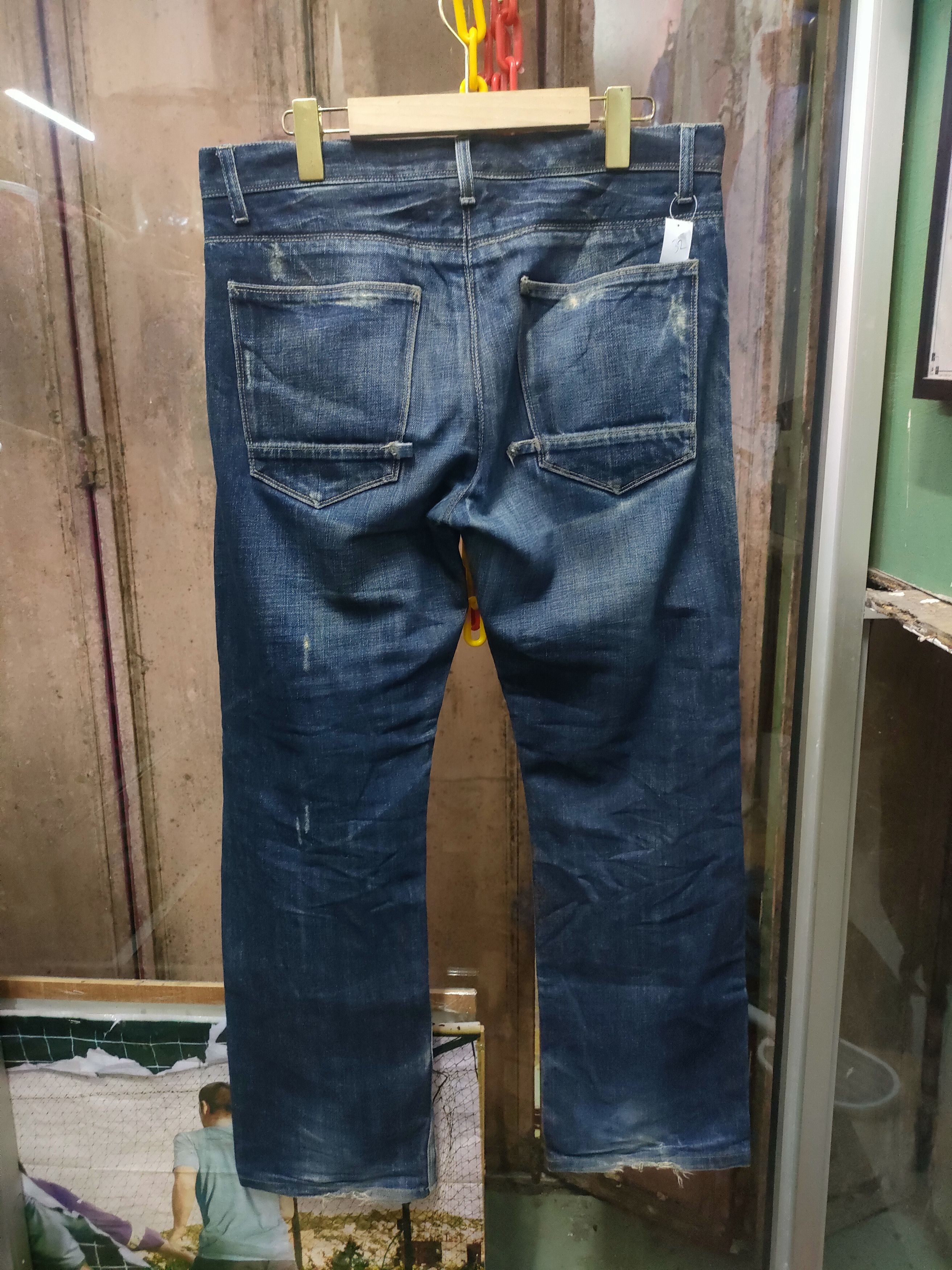 Rick Owens Owens'Slab MKD2804 Selvedge Jeans Size US 34 / EU 50 - 9 Thumbnail
