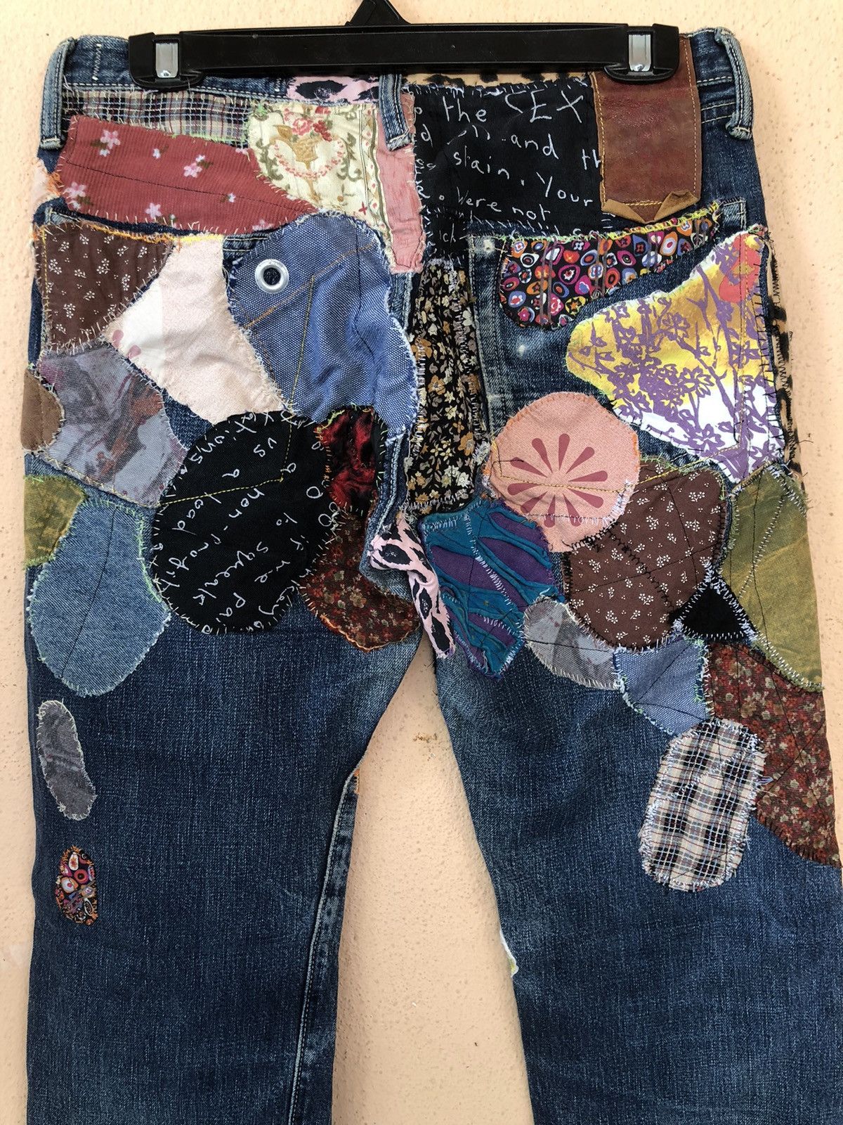 Japanese Brand × Kapital × Vintage Vintage KAPITAL Distressed Patchwork Custom Madez Size US 32 / EU 48 - 3 Thumbnail