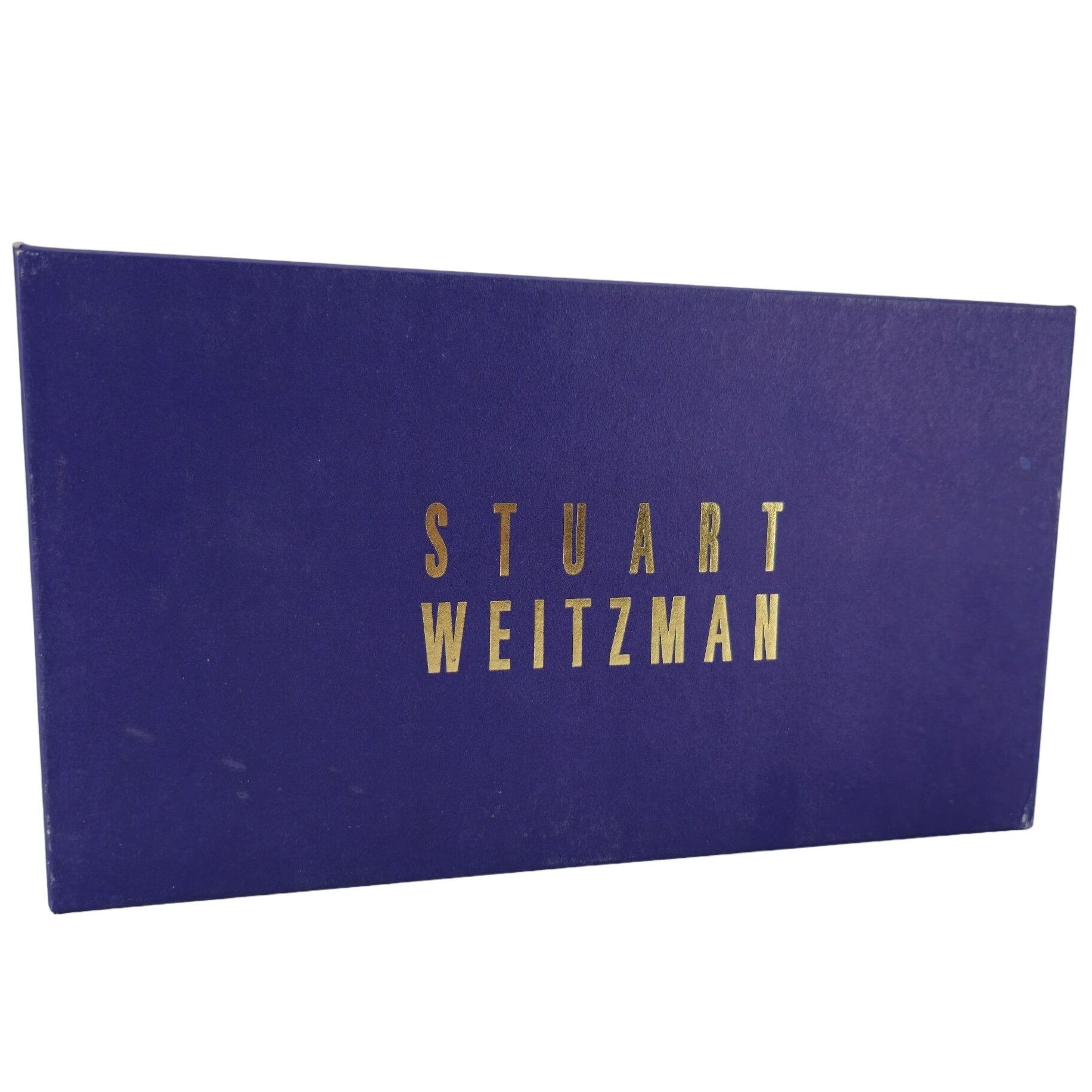 Stuart Weitzman Stuart Weitzman 8.5AAAA Navy Crepe Black Leather Dress Heels Size US 8.5 / IT 38.5 - 14 Thumbnail