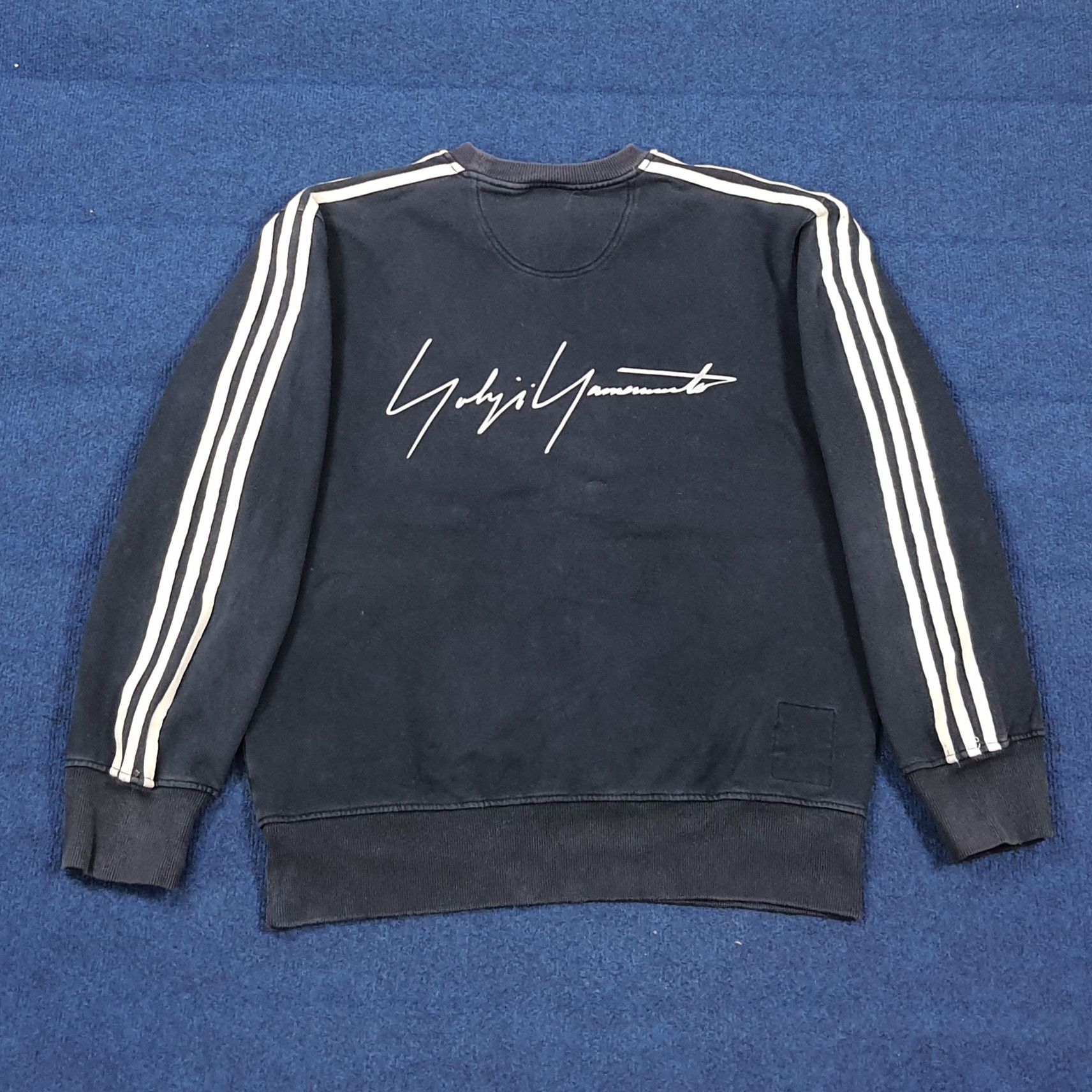 Adidas Vintage Adidas 3Stripes Custom Yohji Logo Sweatshirt C305N20 Size US M / EU 48-50 / 2 - 1 Thumbnail
