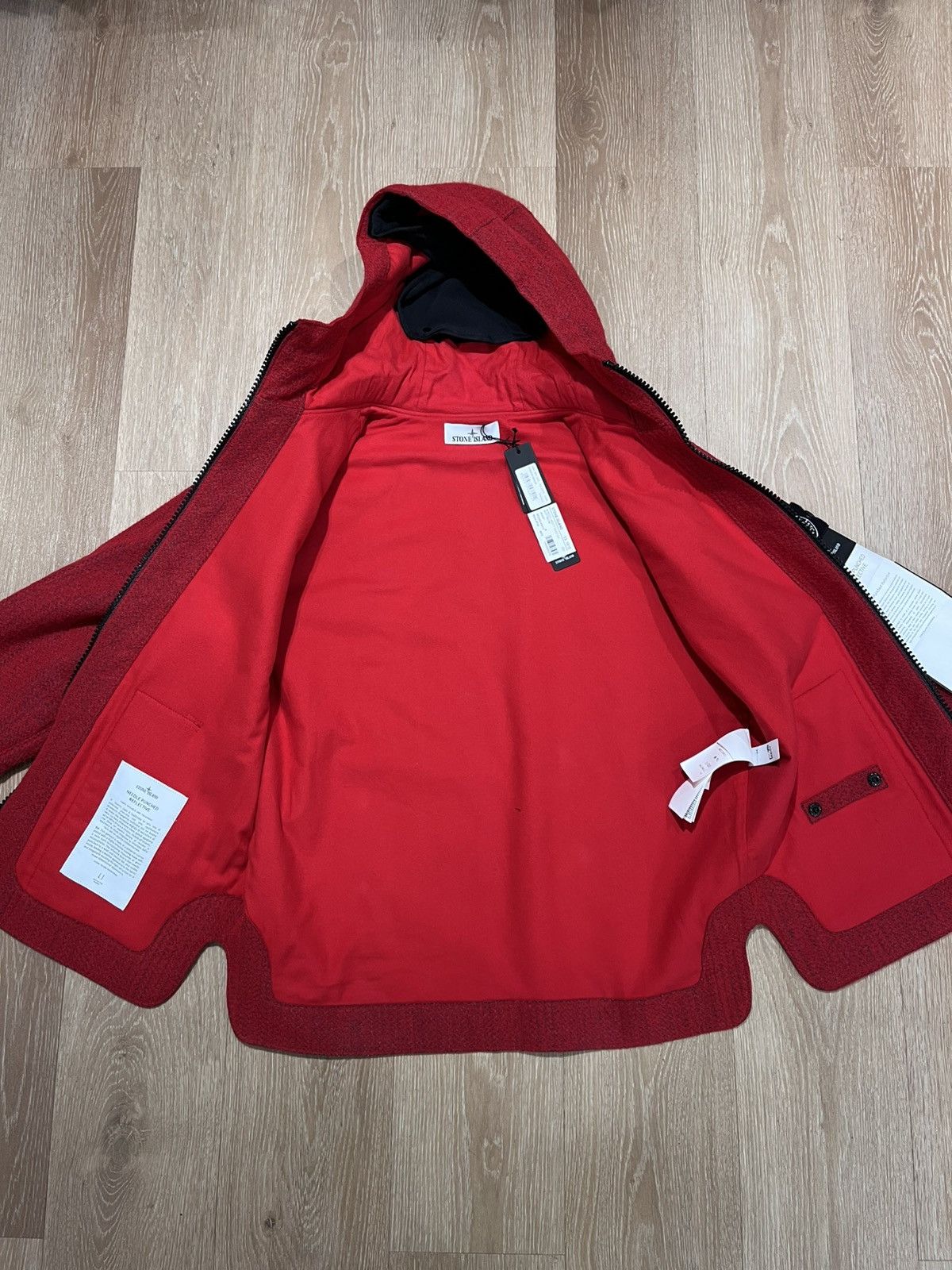 Stone Island Needle punched reflective balaclava jacket rare Size US M / EU 48-50 / 2 - 15 Thumbnail