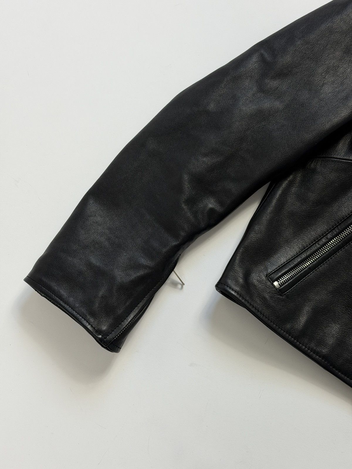 Balenciaga Balenciaga Racer Jacket Black Leather Size M / US 6-8 / IT 42-44 - 4 Thumbnail