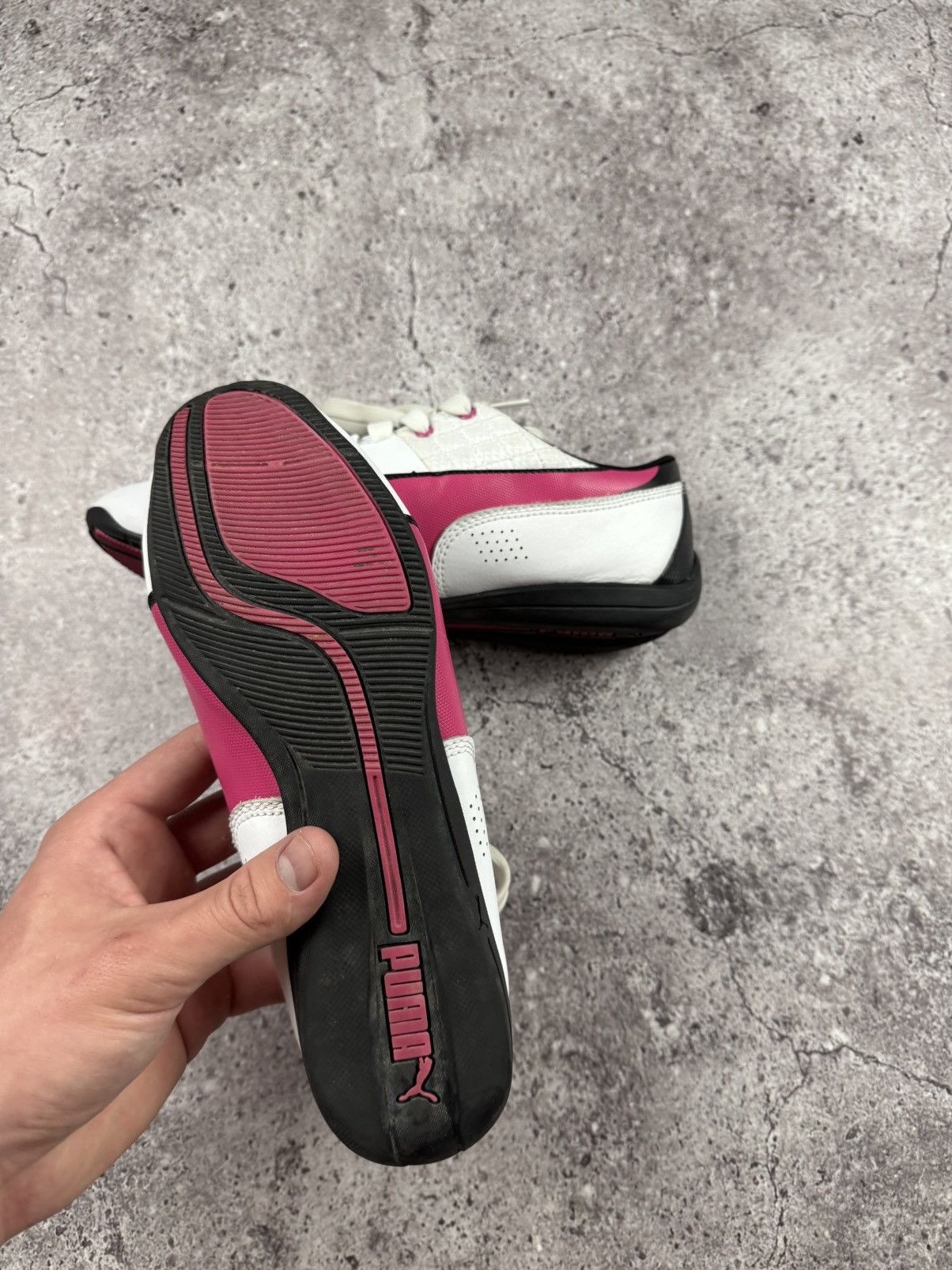 Puma 00s Vintage Puma Speedcat Y2K White/Pink Sneakers Japanesse Size US 6 / EU 39 - 9 Thumbnail