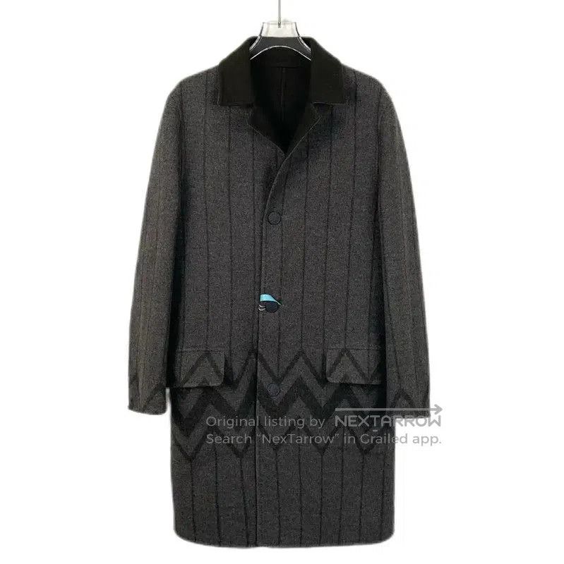 Other Louis Vuitton Gray Wool Men's Coat . Size US L / EU 52-54 / 3 - 1 Thumbnail