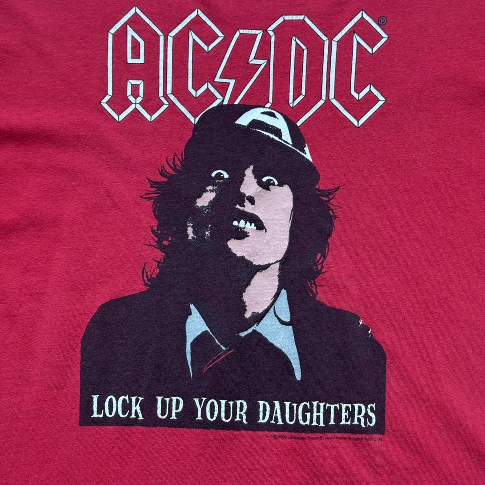 Other AC/DC “Lock Up Your Daughter” 2005 Vintage Faded Band TShirt Size US XL / EU 56 / 4 - 3 Thumbnail