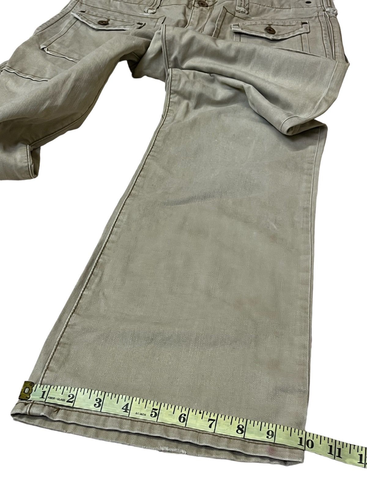 Edwin SICK🔥EDWIN TYPE 505 KHAKI FLARE TACTICAL PANT Size US 34 / EU 50 - 12 Thumbnail