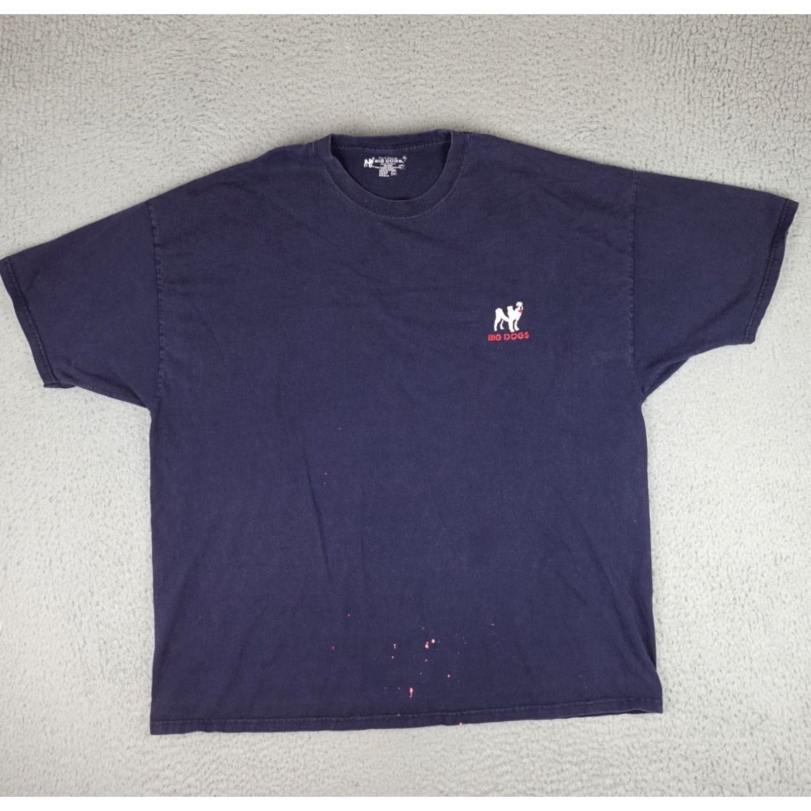 Big Dogs VINTAGE Big Dogs Shirt Mens 3X Blue Short Sleeve 2006 Can't Fix Stupid Graphic Size US XXL / EU 58 / 5 - 2 Thumbnail