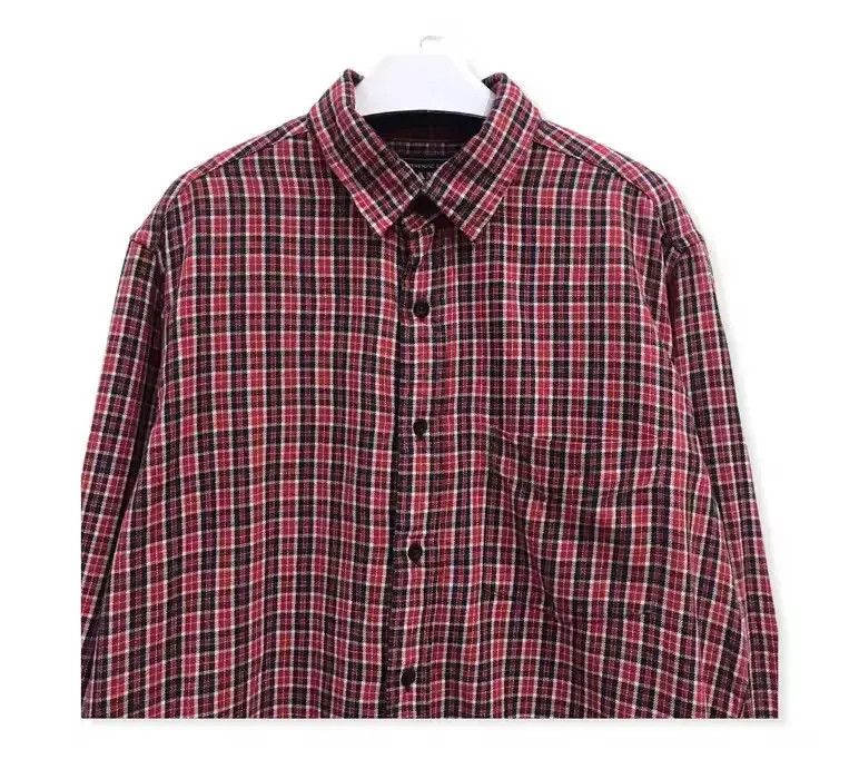 Flannel Japanese Brand Uniqlo Plaid Tartan Flannel Shirt Size US XL / EU 56 / 4 - 2 Thumbnail