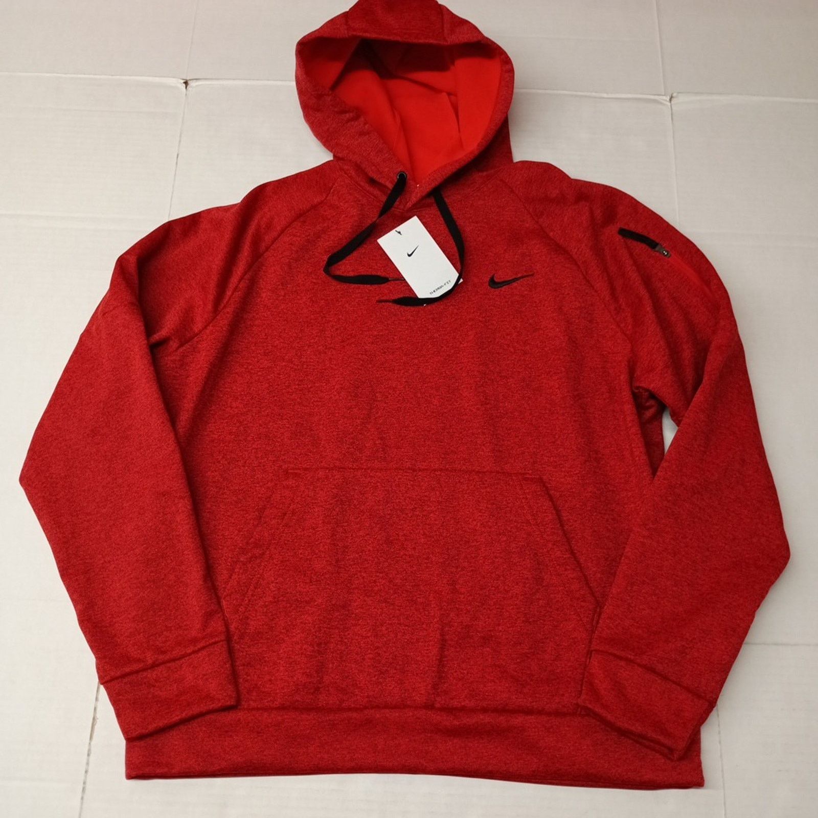 Nike Nike Men’s Therma-Fit Pullover Fitness Hoodie Size L Red Size US L / EU 52-54 / 3 - 1 Thumbnail