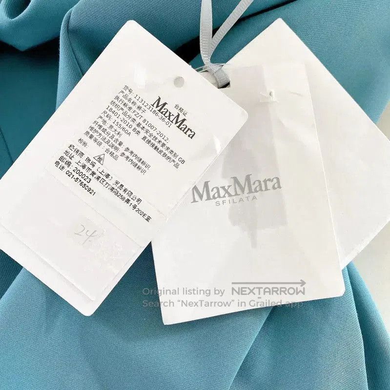 Max Mara MaxMara Women's Casual Pants in Blue . Size 22" - 9 Thumbnail