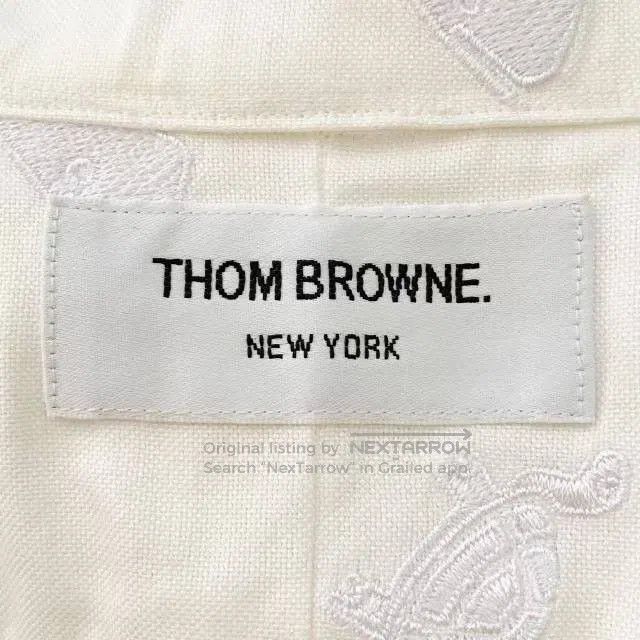 Thom Browne TB Embroidered Shirt Size 2. Size US M / EU 48-50 / 2 - 4 Thumbnail