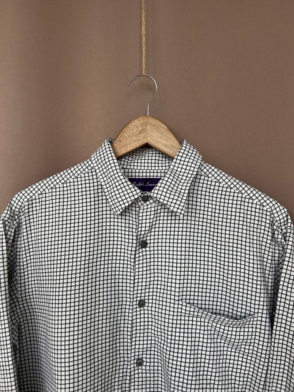Ralph Lauren Purple Label Ralph Lauren Purple Label Check Button Up Shirt Mens Size L Size US L / EU 52-54 / 3 - 2 Thumbnail
