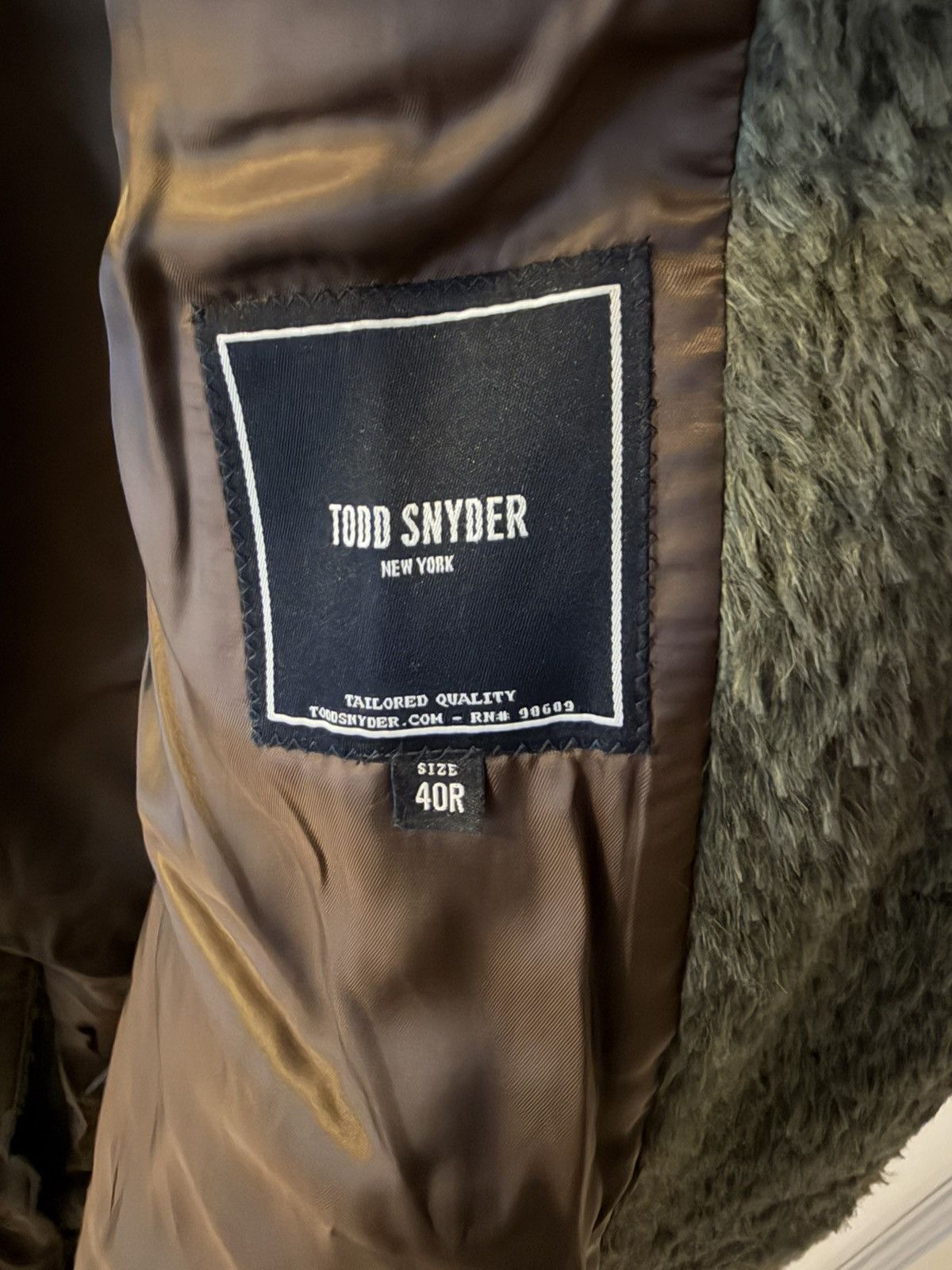 Todd Snyder Todd Synder Italian Alpaca Blend Topcoat in Olive Size US M / EU 48-50 / 2 - 2 Thumbnail