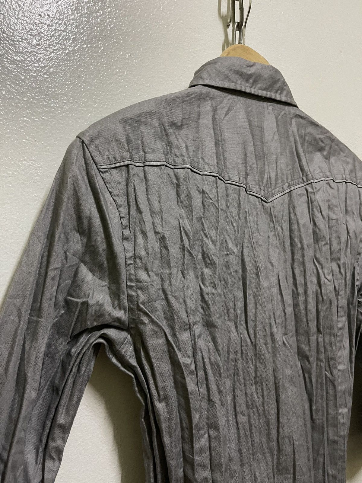 Japanese Brand × Katharine Hamnett London Katharine Hamnett London Pleated Western Snap Button Size M / US 6-8 / IT 42-44 - 8 Thumbnail
