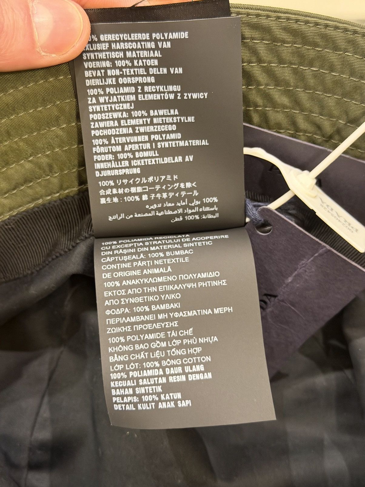 Prada Prada Nylon Bucket Hat - Olive Size ONE SIZE - 12 Thumbnail
