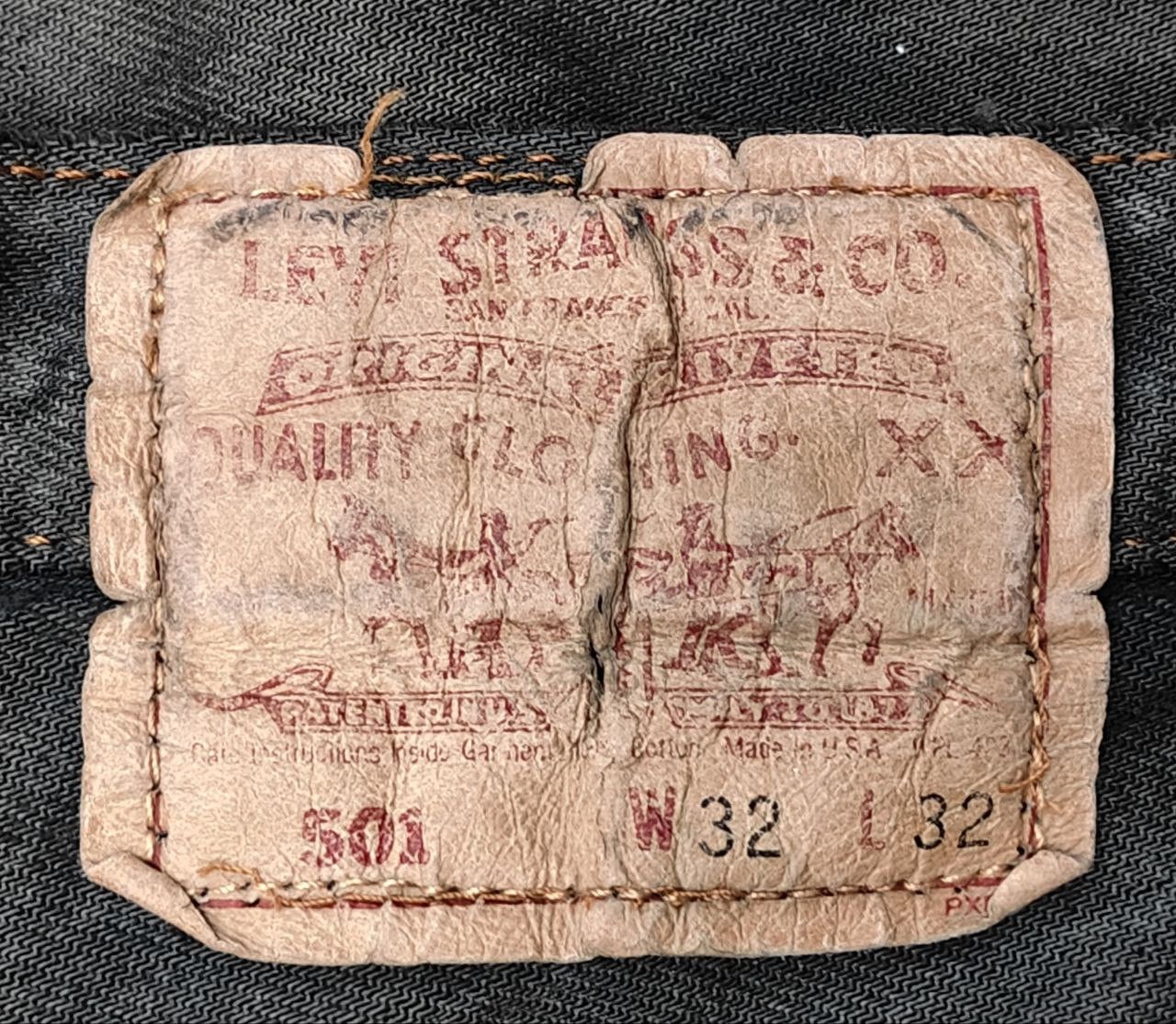 Levi's Thrashed Vintage Levi's 501 Worn Faded Denim Size US 33 - 6 Thumbnail