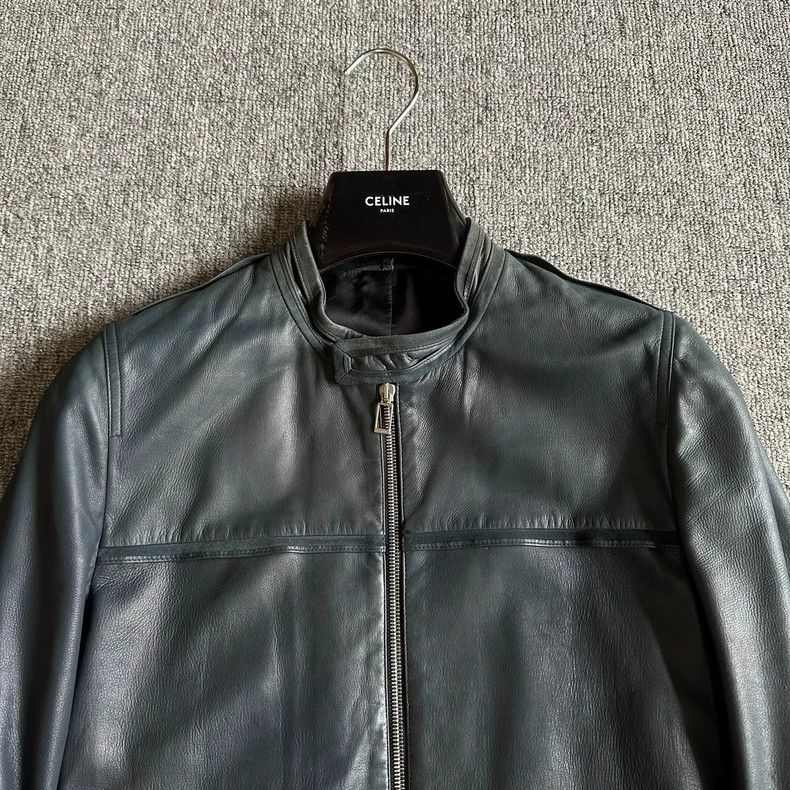 Other Dior Malachite green cowhide leather jacket coat Size US S / EU 44-46 / 1 - 2 Thumbnail