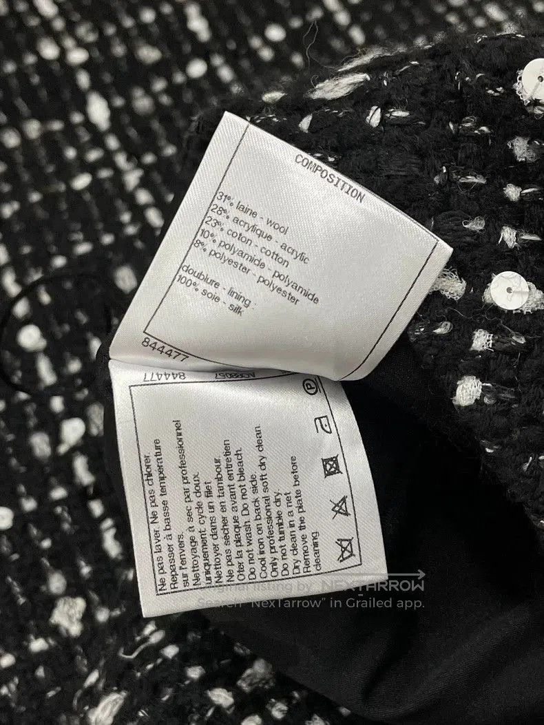 Chanel Chanel Equestrian Tweed Sequin Skirt. Size US 38 / EU 54 - 8 Thumbnail