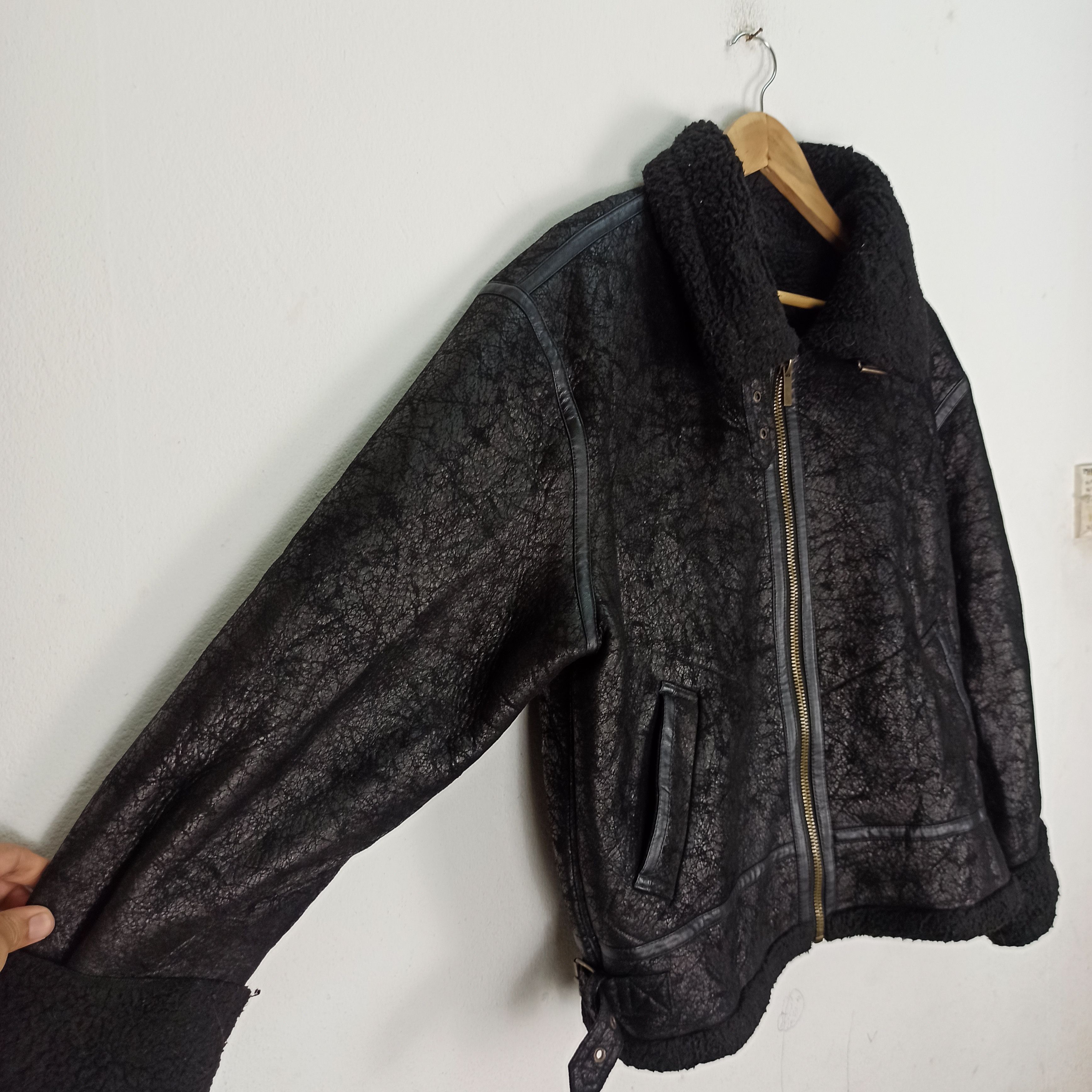 Japanese Brand Bottle Seoul Sheepskin Coat Jacket Army Size US L / EU 52-54 / 3 - 2 Thumbnail