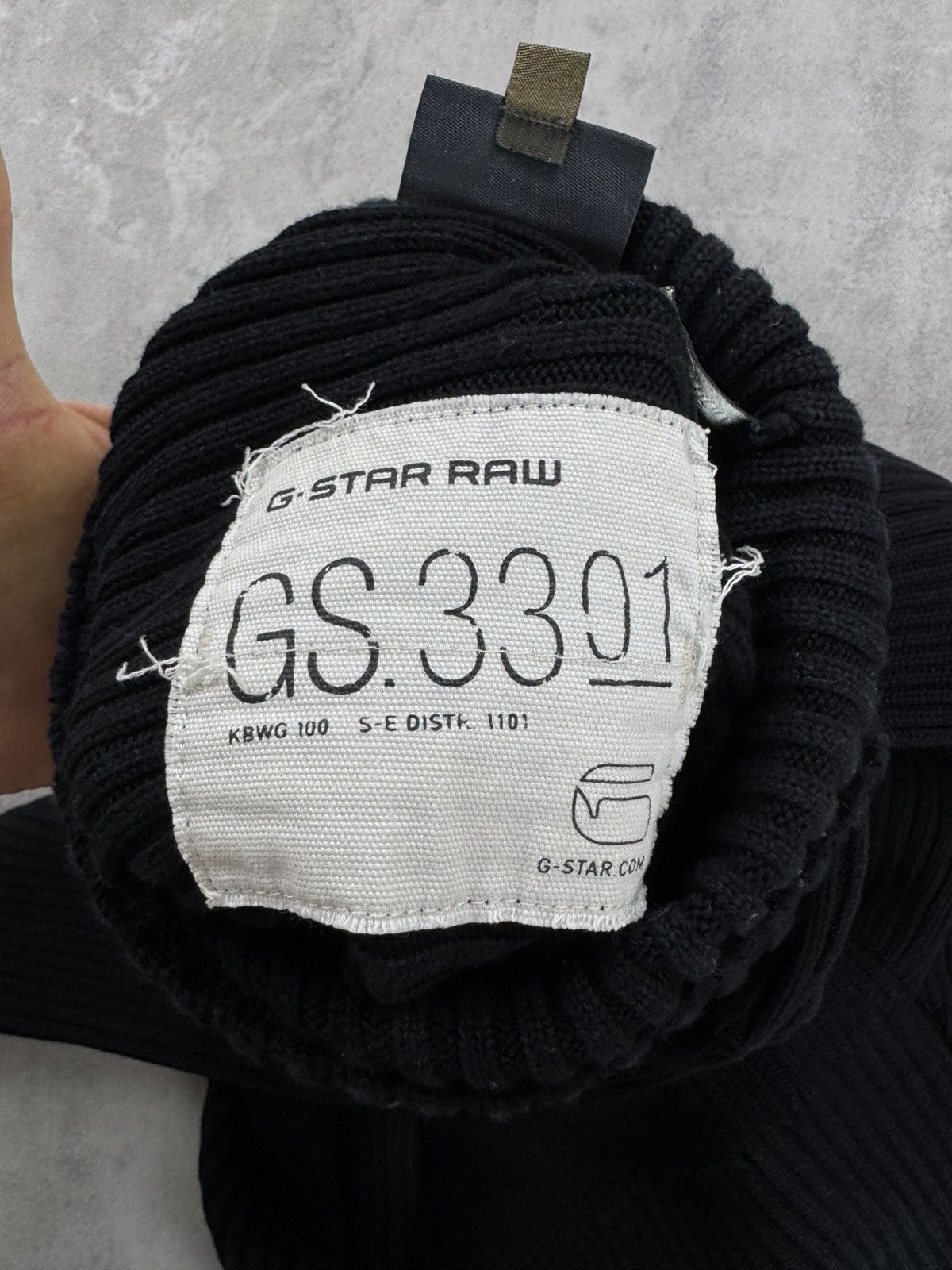 G-Star G-star Ribbed Sweater Vintage PARKER COLL PATCH TurtleNeck Size US L / EU 52-54 / 3 - 10 Thumbnail