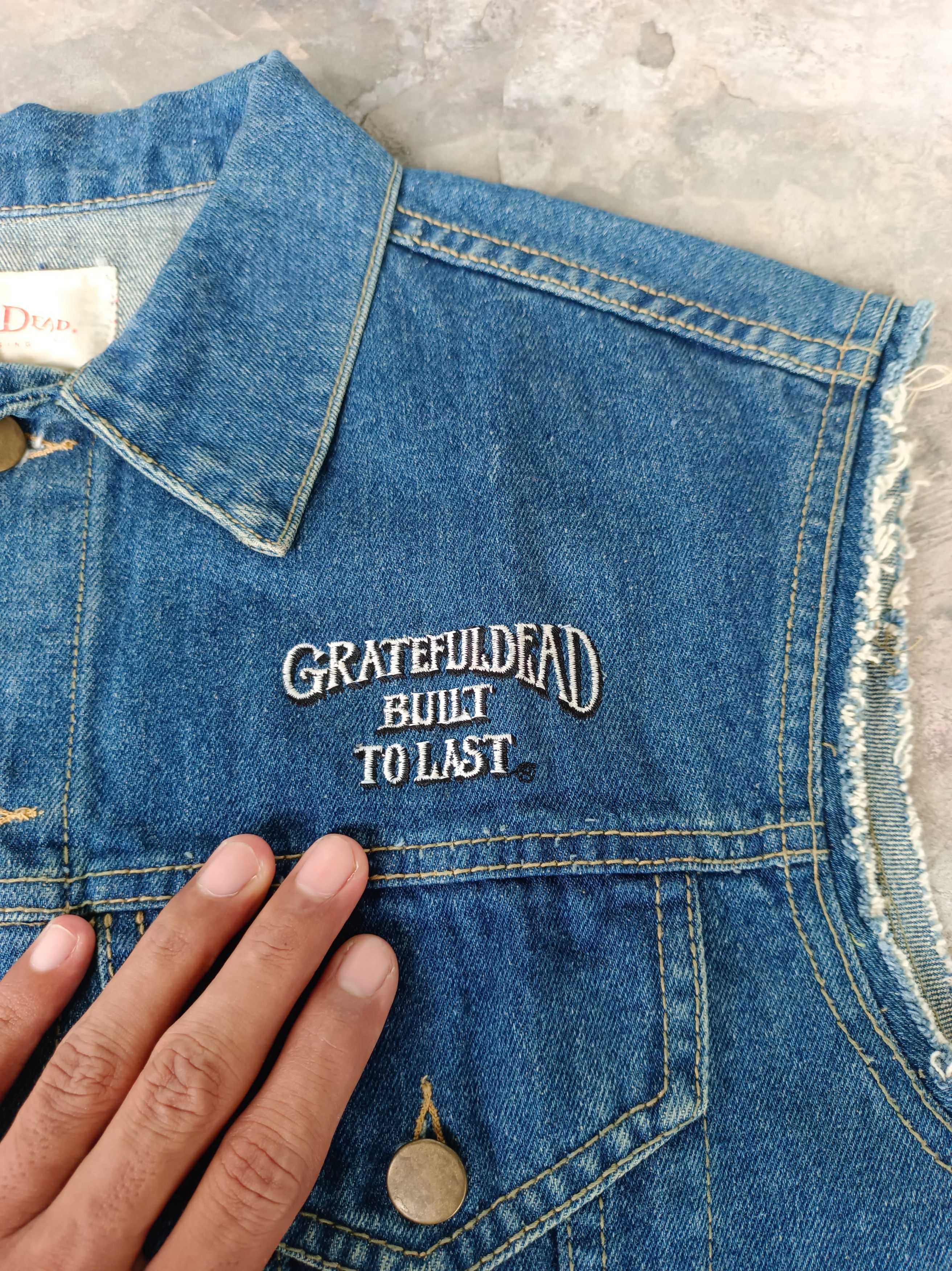 Grateful Dead × Vintage Vintage Grateful Dead Denim Size US S / EU 44-46 / 1 - 5 Thumbnail