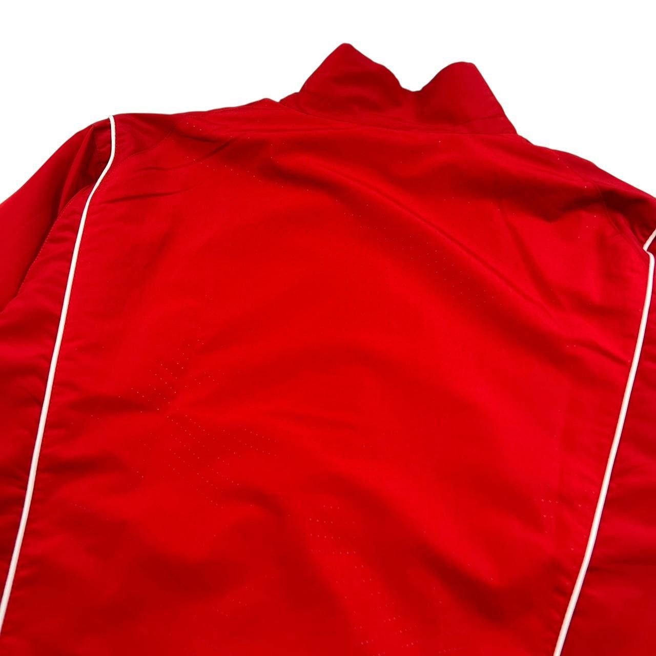 Nike Vintage 2000s Nike Shox Red Zip Up Track Jacket - Medium Size US M / EU 48-50 / 2 - 7 Thumbnail