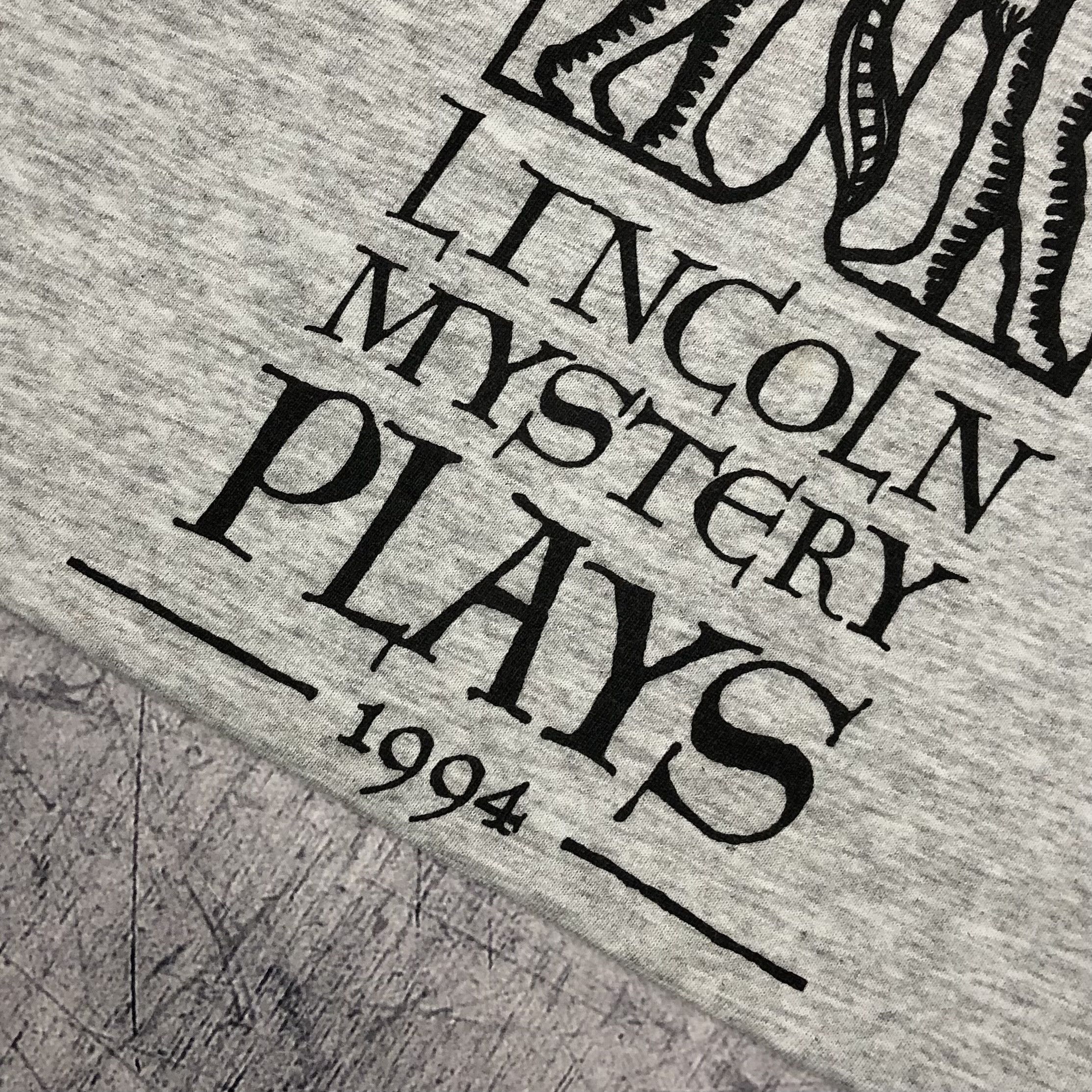 Vintage 1994 Lincoln Mystery Plays Adam Eva Tee Size US XL / EU 56 / 4 - 4 Thumbnail