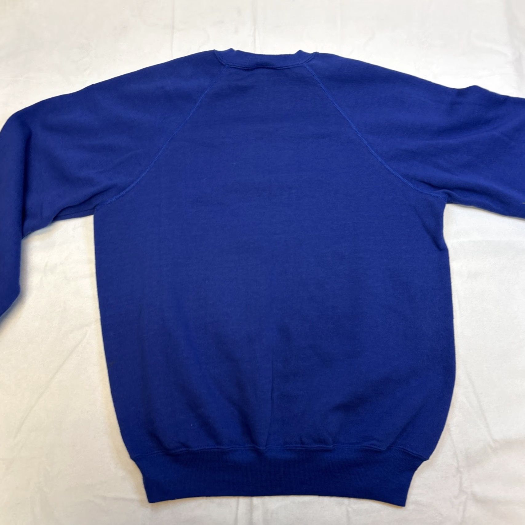 Lee Lee Sports Sweatshirt Crewneck Puff Paint Support Our Troops Desert Storm Men’s Large Blue Size US L / EU 52-54 / 3 - 6 Thumbnail