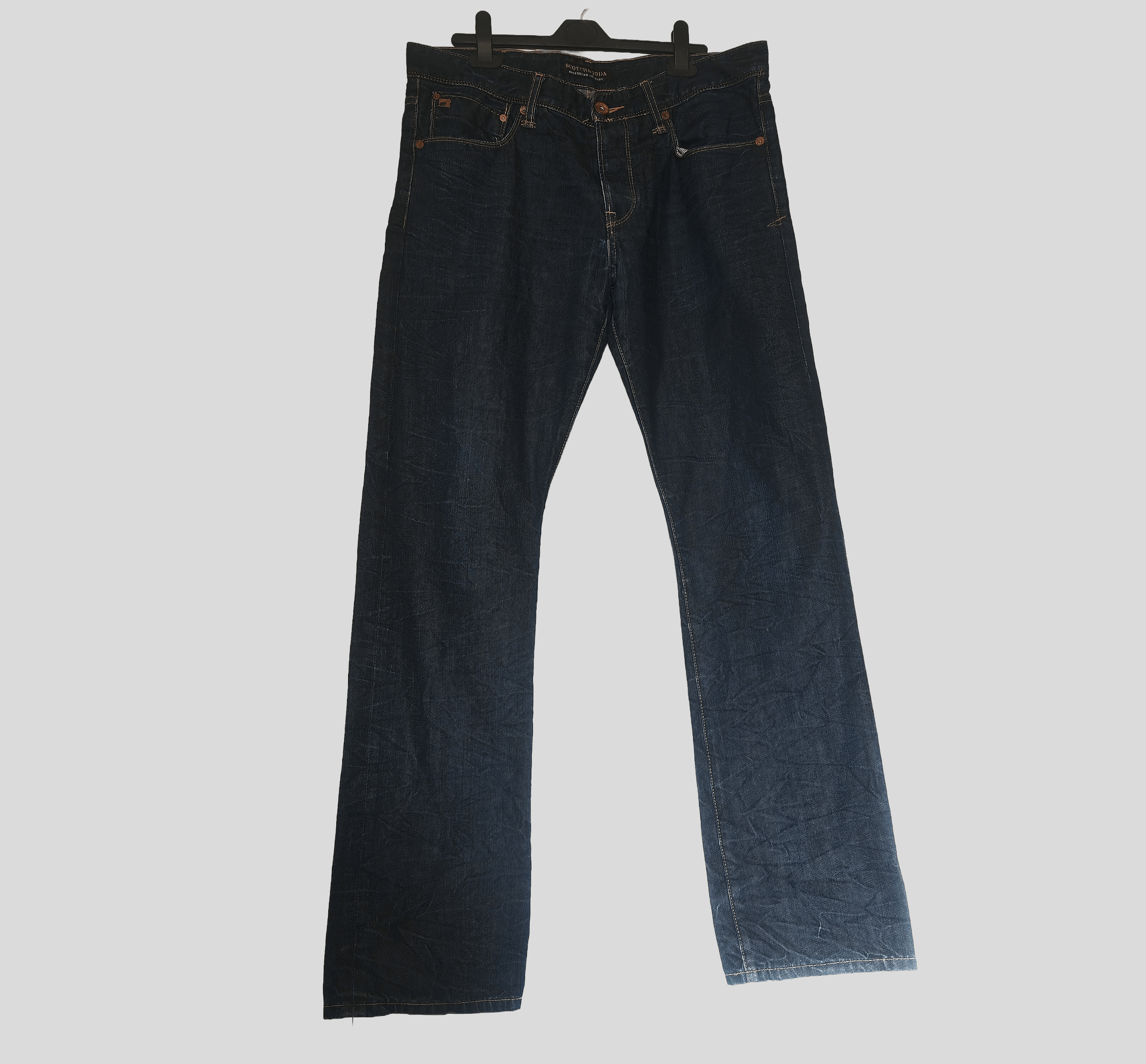 Scotch & Soda Scotch & Soda Snatch Blue Straight Jeans sz 34/34 Size US 34 / EU 50 - 4 Thumbnail