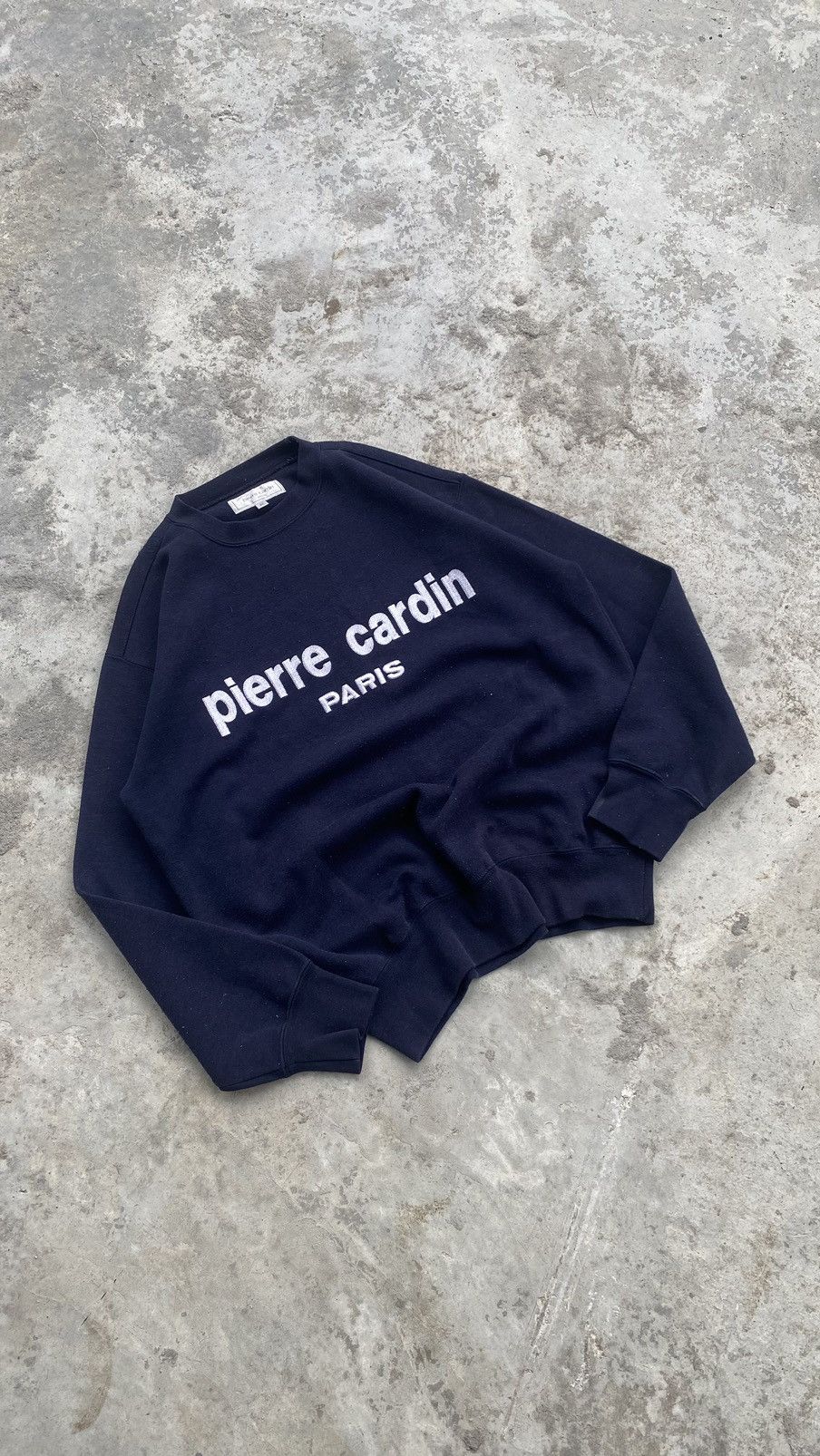 Designer × Pierre Cardin × Vintage Vintage Pierre Cardin Paris Spellout Oversize Sweater 90s Size US M / EU 48-50 / 2 - 1 Thumbnail