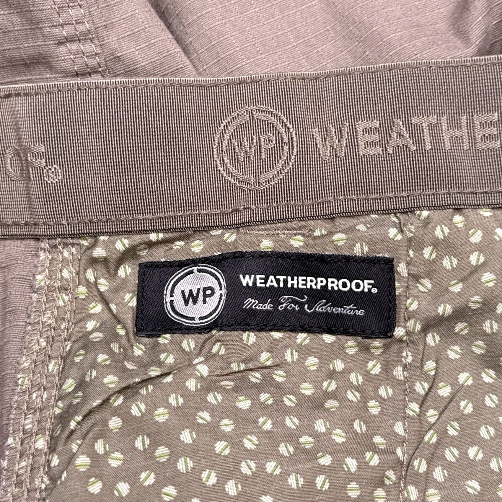 Weatherproof Weatherproof Mens 40W Short Chino Cotton Spandex Walnut Zip Pocket Outdoor Relaxed Size US 40 / EU 56 - 5 Thumbnail