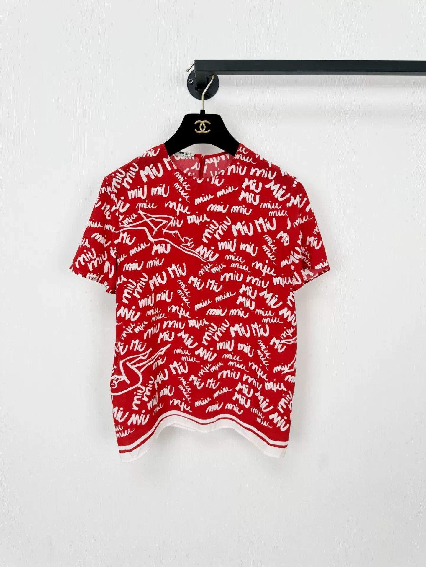 Miu Miu Miumiu Silk Shirt Size XS / US 0-2 / IT 36-38 - 1 Thumbnail