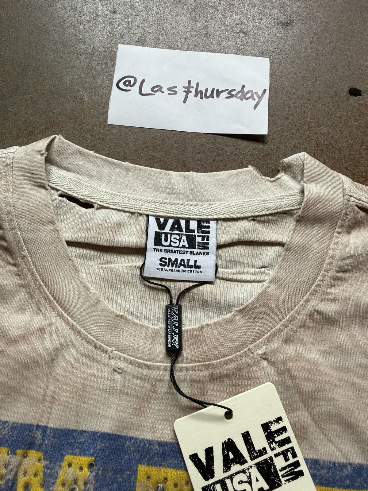 Vale Vale Forever The Cross Bling Tee Bone Small Size US S / EU 44-46 / 1 - 8 Thumbnail