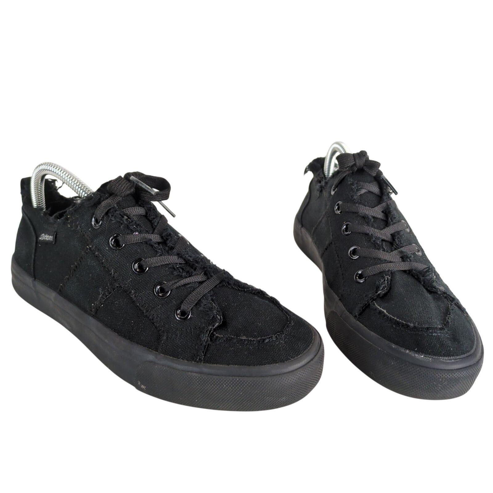 Other Obtaom Low Top Black Canvas Monochrome Sneakers Women's 10 Size US 10 / IT 40 - 10 Thumbnail