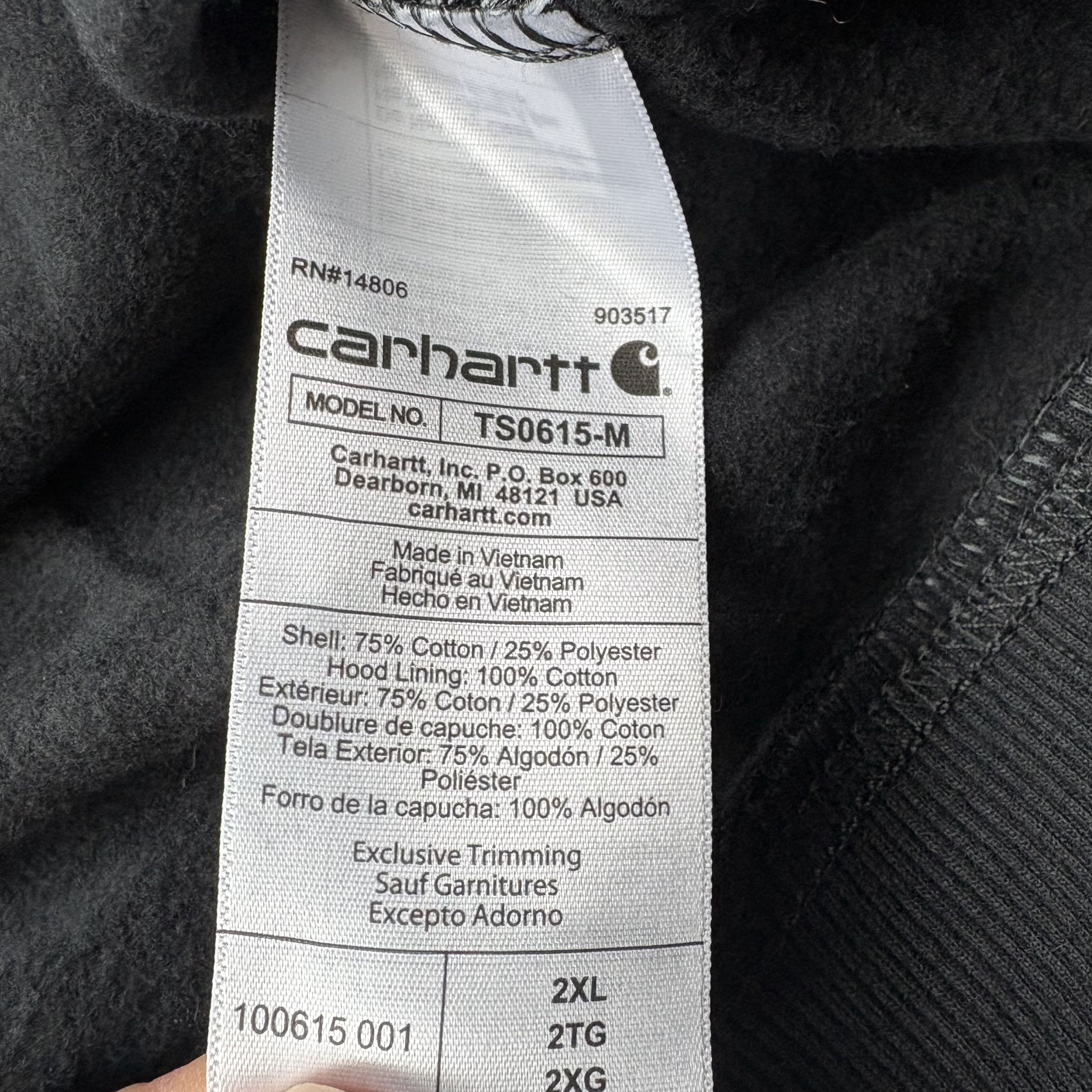 Carhartt Carhartt Rain Defender Loose Fit Hoodie Black 2XL Size US M / EU 48-50 / 2 - 7 Thumbnail
