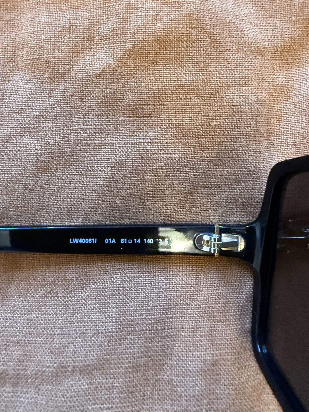 Loewe Loewe Hexagonal Sunglasses - BLACK Size ONE SIZE - 7 Thumbnail