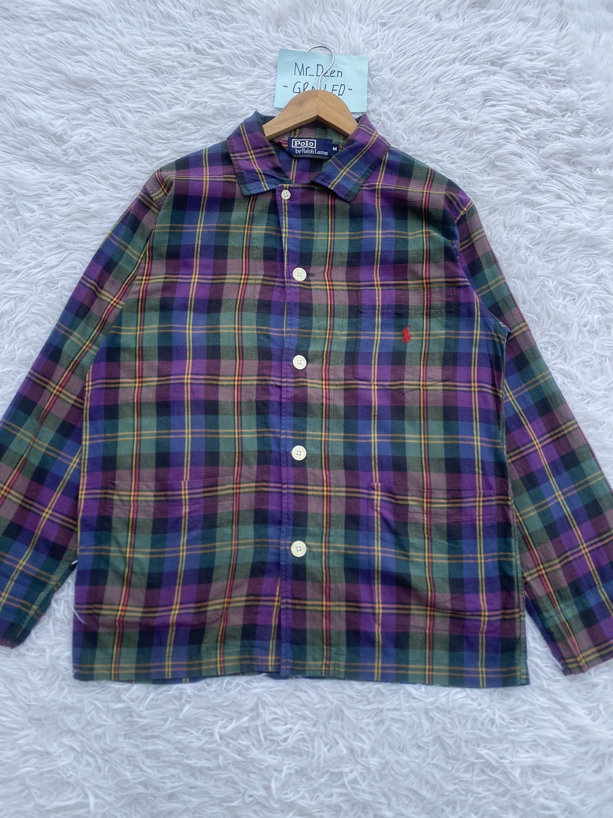 Polo Ralph Lauren Rare Polo Ralph Lauren Checkered Buttons Up Shirt Size US M / EU 48-50 / 2 - 4 Thumbnail