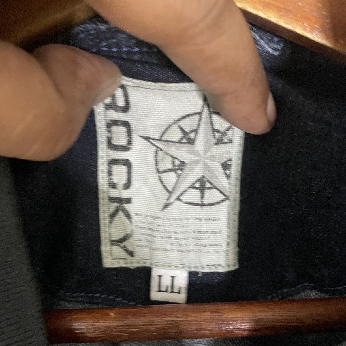 Jean Vintage Rocky Zipper Ups Denim Jacket Size US L / EU 52-54 / 3 - 5 Thumbnail