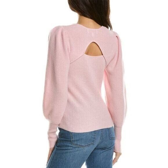 Other EUC Design History Women's Sz M Sweetheart Cashmere Sweater Size M / US 6-8 / IT 42-44 - 2 Thumbnail