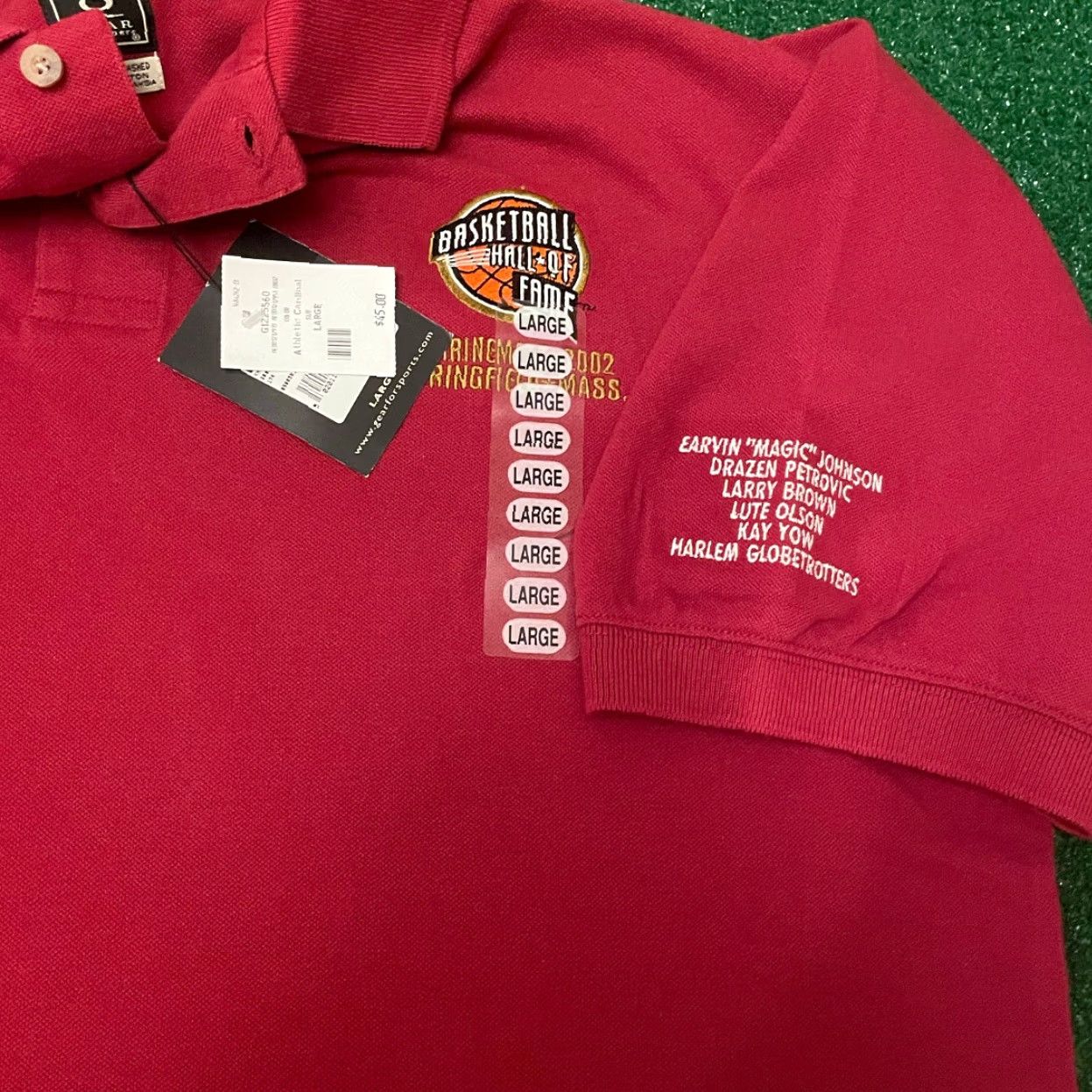 NBA VINTAGE NBA Basketball Hall Of Fame 2002 Polo Collared Shirt Mens Size L NWT Size US L / EU 52-54 / 3 - 2 Thumbnail