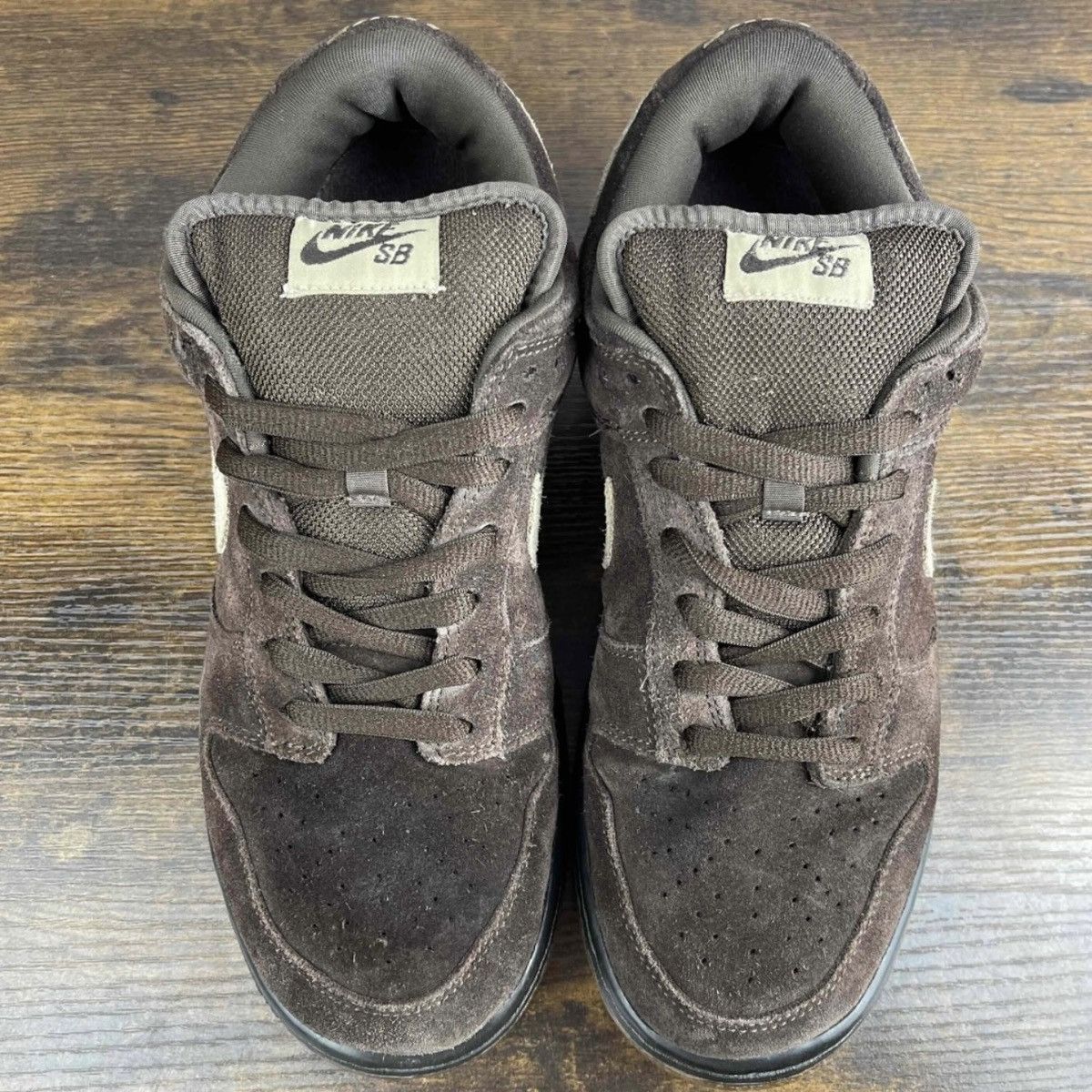 Nike SB Nike Dunk Low Pro SB Dark Mocha Tweed Brown 304292-229 Men’s Size US 9 / EU 42 - 5 Thumbnail