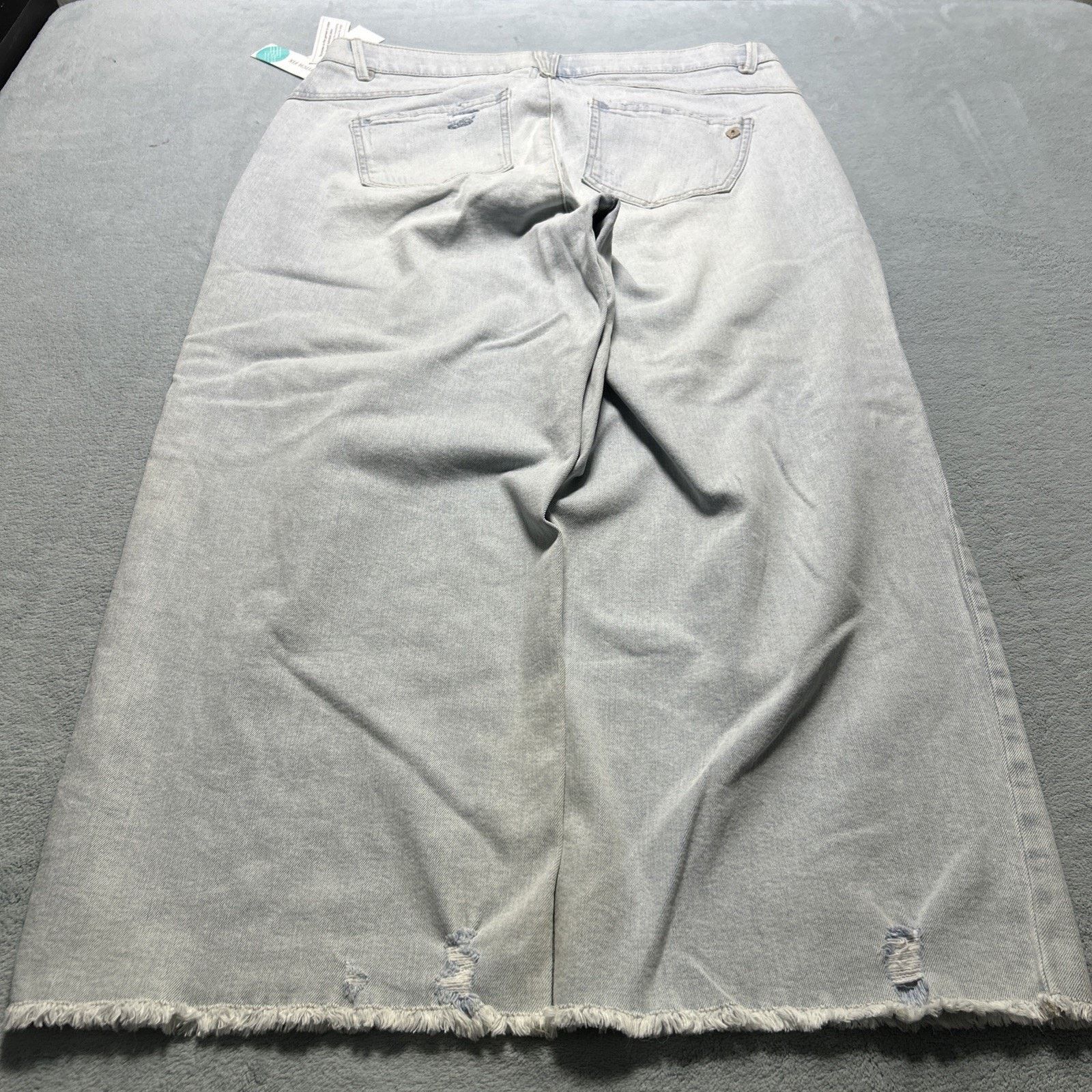 JNCO Beyond Baggy Jeans Women 16w 39x27 Raw Hem Hamilton Wide Leg Size 38" / US 16 / IT 52 - 2 Thumbnail