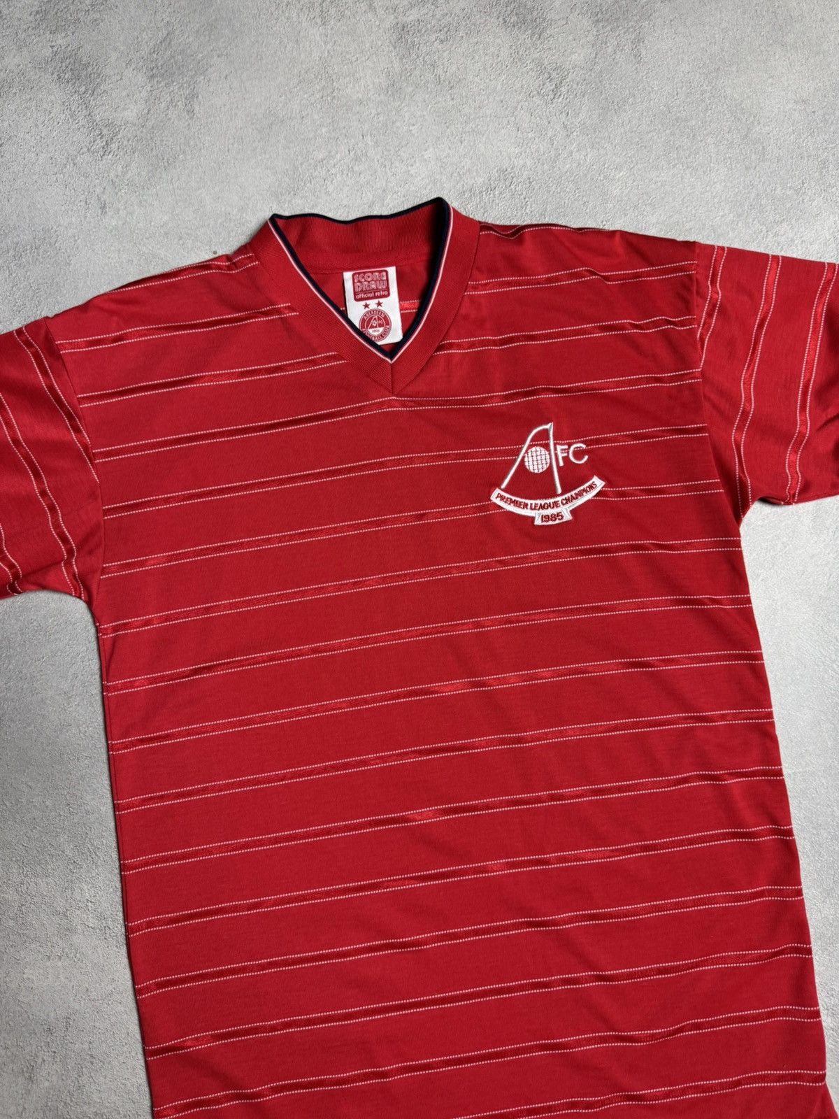 Vintage Aberdeen 1984 1986 Home Football Shirt Soccer Jersey Retro Size US S / EU 44-46 / 1 - 3 Thumbnail