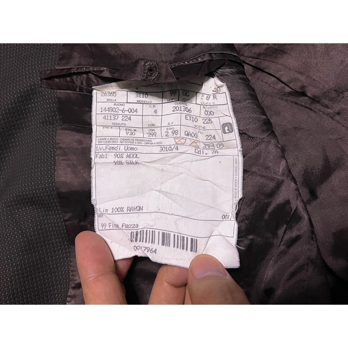 Fendi FENDI LUXURY BLAZER MADE IN ITALY Size 42R - 5 Thumbnail