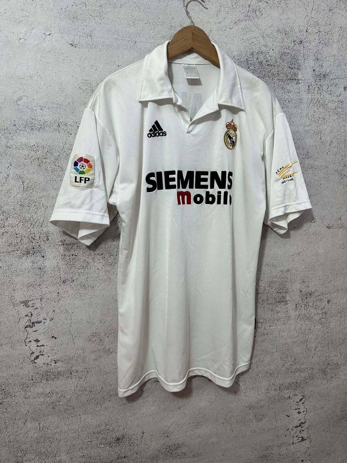 Adidas Real Madrid Home Jersey 2002/2002 Adidas #7 Raul Size US XL / EU 56 / 4 - 4 Thumbnail