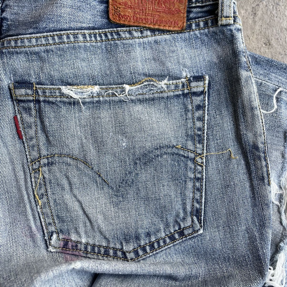 Levi's Vintage Clothing 🔥Vintage Levis 502 Stoned Washed Ripped Distress Denim Jeans Size US 32 / EU 48 - 12 Thumbnail