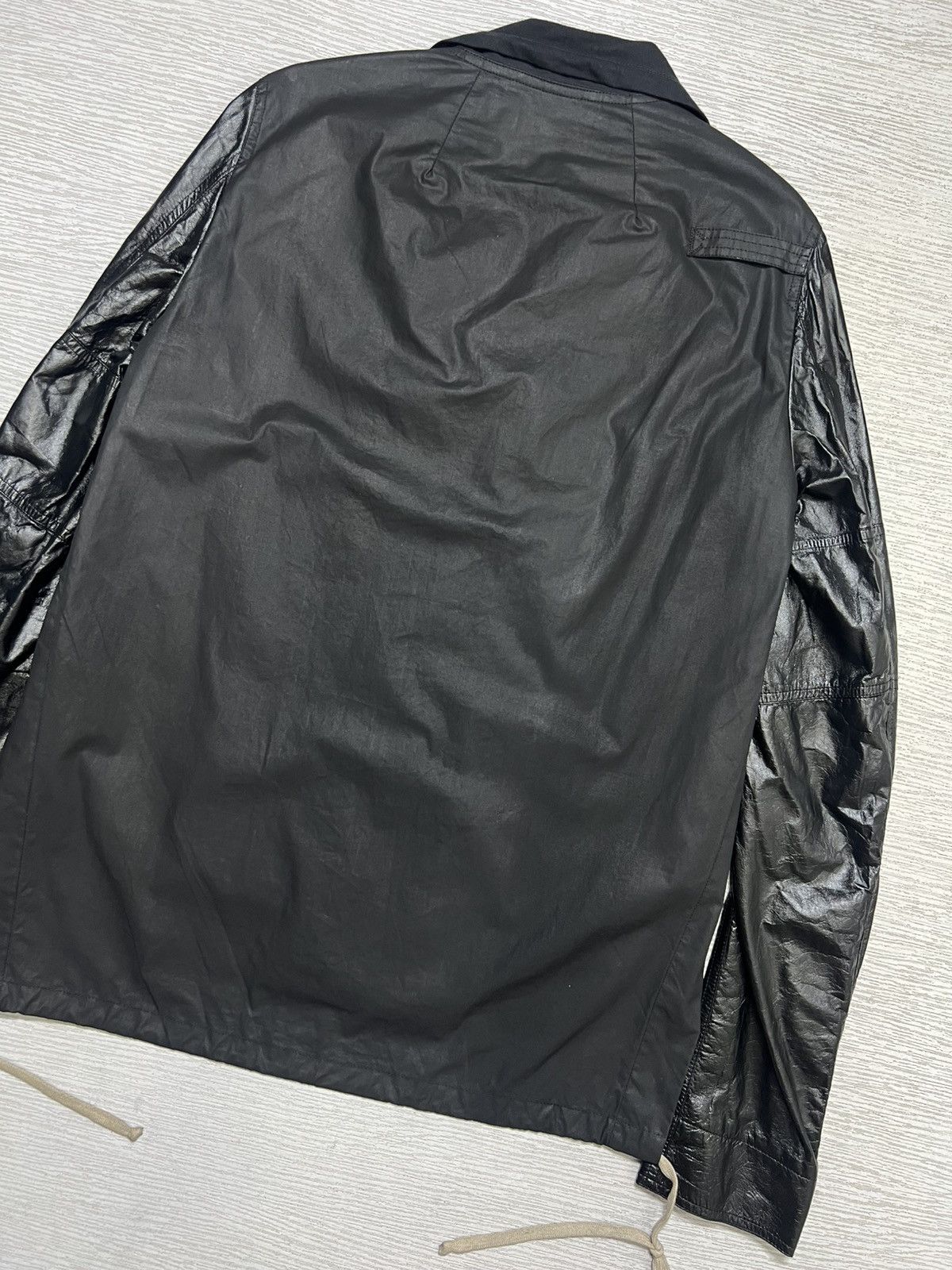 Rick Owens Rick Owens - S/S 15’ - Sliced Leather Biker Jacket Size US M / EU 48-50 / 2 - 15 Thumbnail
