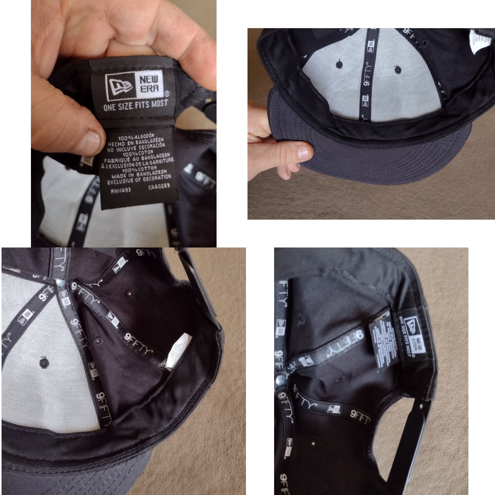 Vintage Polaris RZR NOS Racing Snapback Hat Men One Size Black Size ONE SIZE - 8 Thumbnail