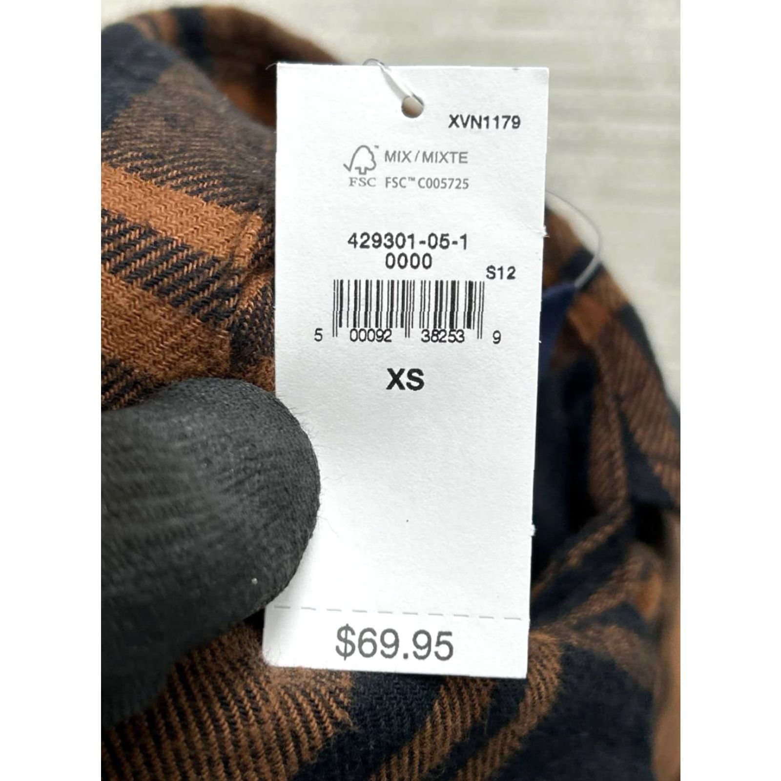 Gap Gap Shirt Womens XS Button-Up Plaid Brown Cotton Flannel Relaxed Fit Casual Size XS / US 0-2 / IT 36-38 - 5 Thumbnail