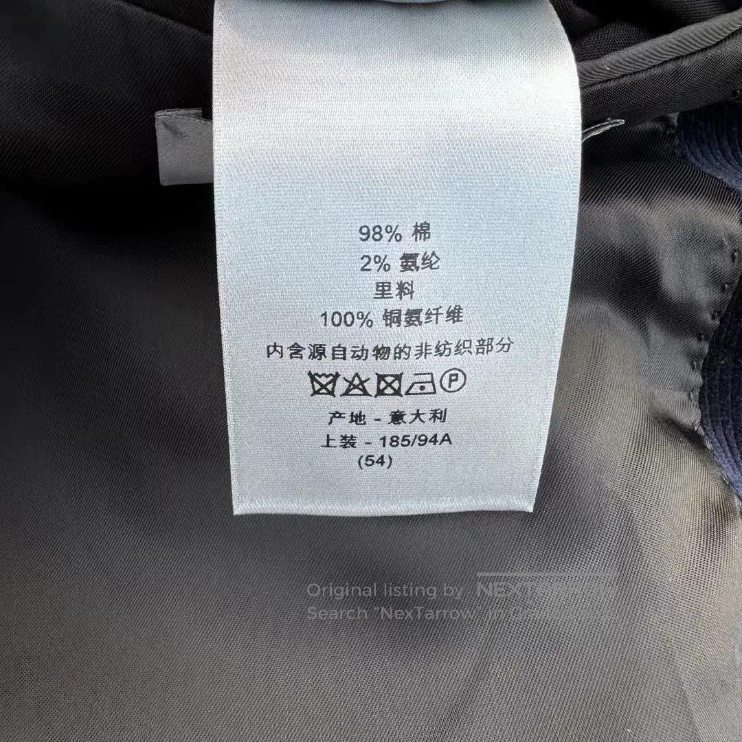 Dior Dior Homme 18FW Corduroy Double-Breasted Blazer. Size US L / EU 52-54 / 3 - 5 Thumbnail